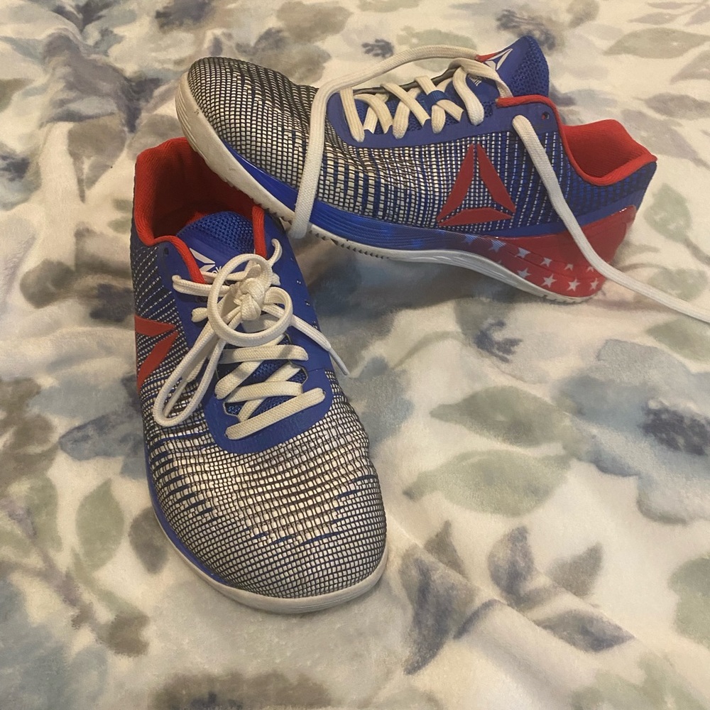 Reebok nano 7, red white and blue